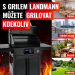 ELEKTRICKÝ ZAHRADNÍ GRIL LANDMANN ČERNÝ 01192 – obrázek 5