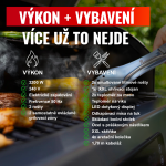 ELEKTRICKÝ ZAHRADNÍ GRIL LANDMANN ČERNÝ 01192 – obrázek 4