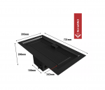 KRATKI AQF06 plynové ohniště 73,1x39,5 cm – obrázek 4