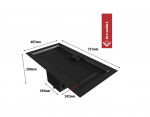 KRATKI AQF07 plynové ohniště 73,1x48,7 cm – obrázek 4