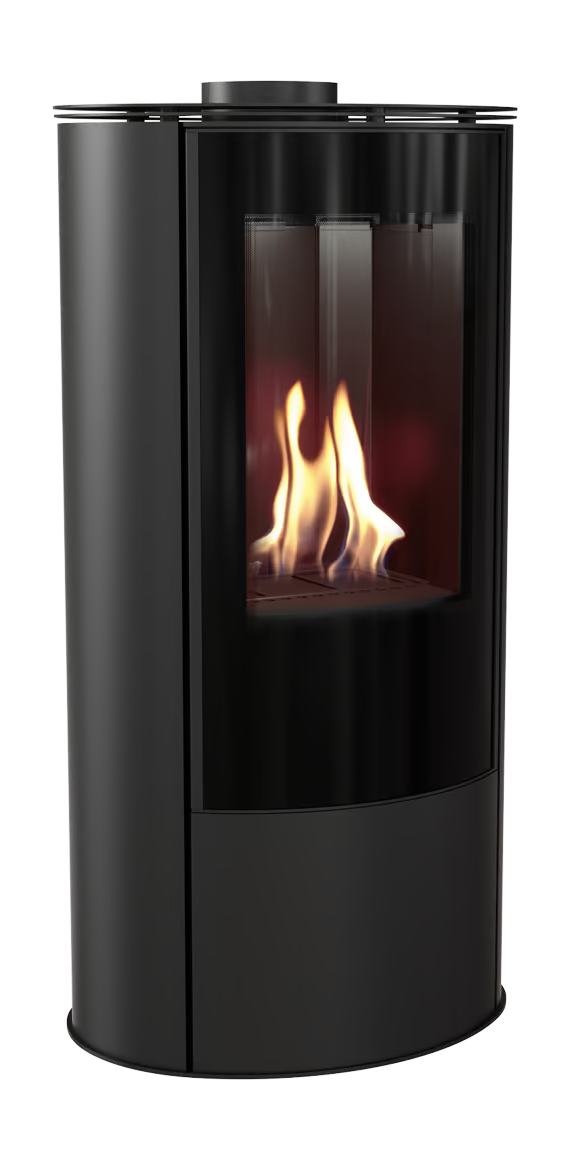 KRATKI KOZA AB ø 100/150 4,9 kW kamna na zemní plyn
