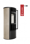 KRATKI ERIK ø 150mm 5,5 kW - Gold Satin – obrázek 2