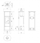 KRATKI ERIK W ø 150mm 5,5 kW – obrázek 6