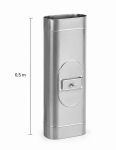 Komínový čistící díl s víčkem ovál 110x215mm (= ø 170mm), tl. mat. 0,8mm – obrázek 2